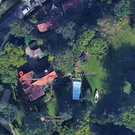 Villa Im Park Wachwitzgrund Dresde Exterior foto