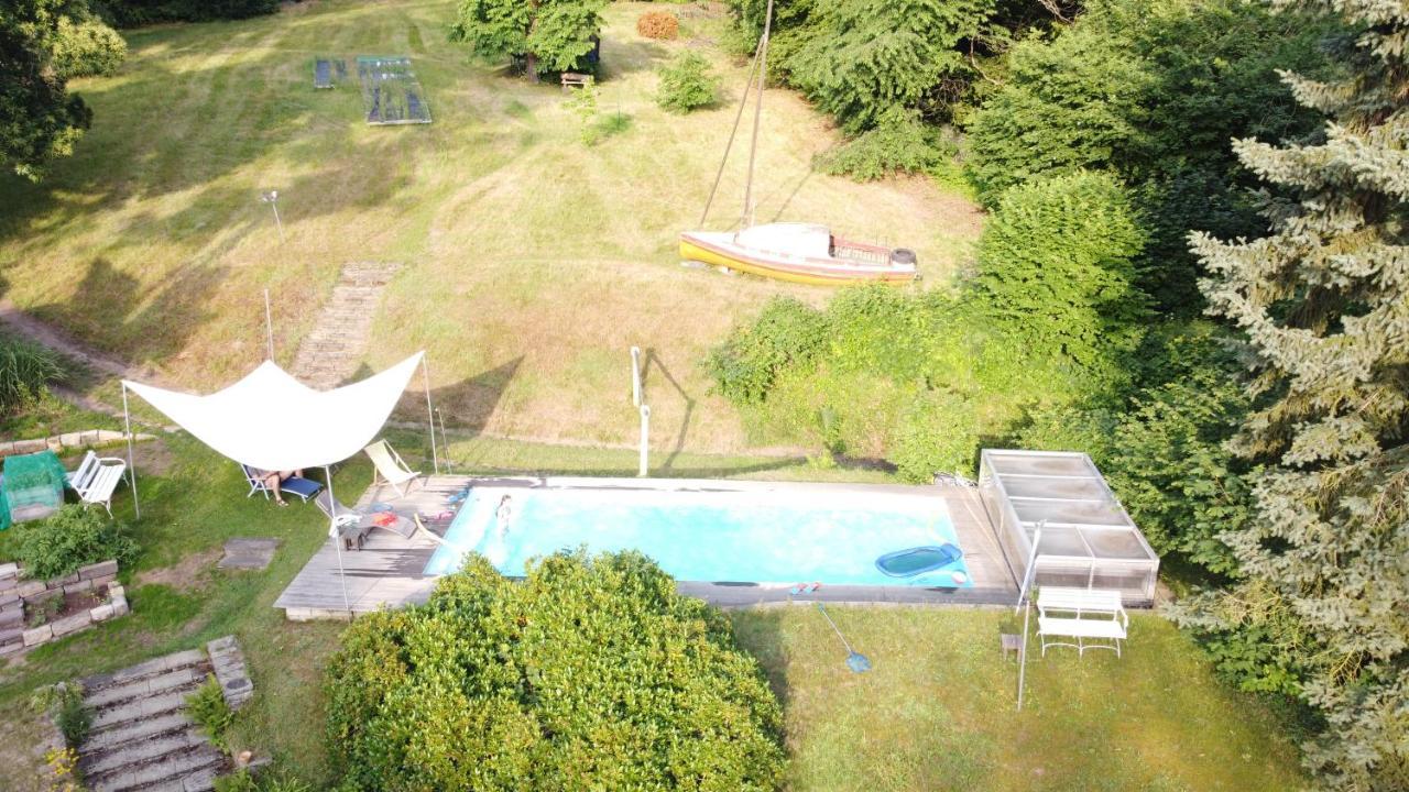Villa Im Park Wachwitzgrund Dresde Exterior foto