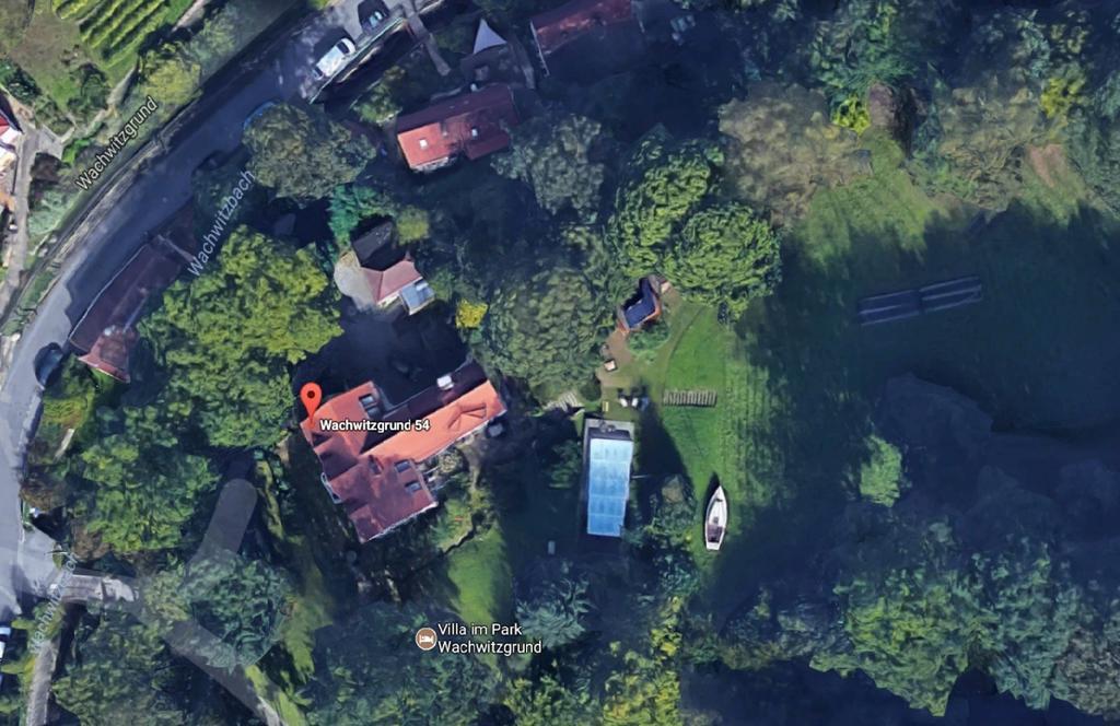 Villa Im Park Wachwitzgrund Dresde Exterior foto